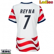 United States Giovanni Reyna #7 Replica Home Shirt Ladies World Cup 2026 Short Sleeve